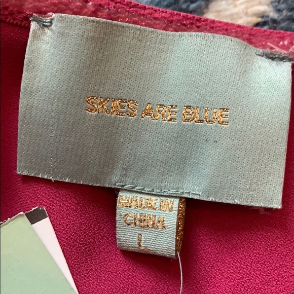 Skies are Blue One Shoulder Ruffle Dress NWT - Picture 6 of 8